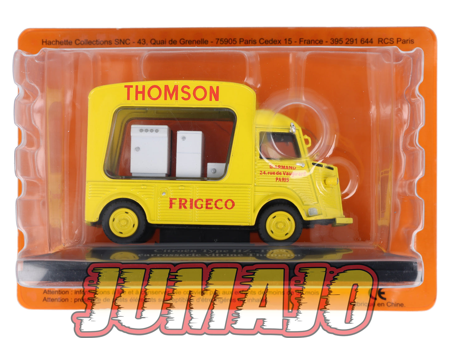 HY4 1/43 ELIGOR Hachette CITROEN Type HZ Carrosserie vitrine THOMSON 1959