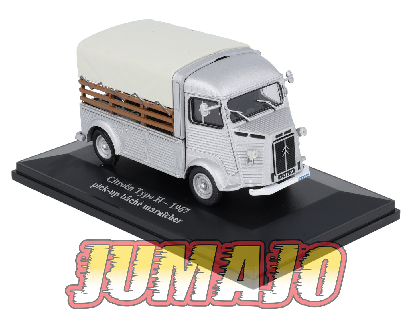 HY53 1/43 ELIGOR Hachette CITROEN Type H pick-up bâché maraîcher 1967