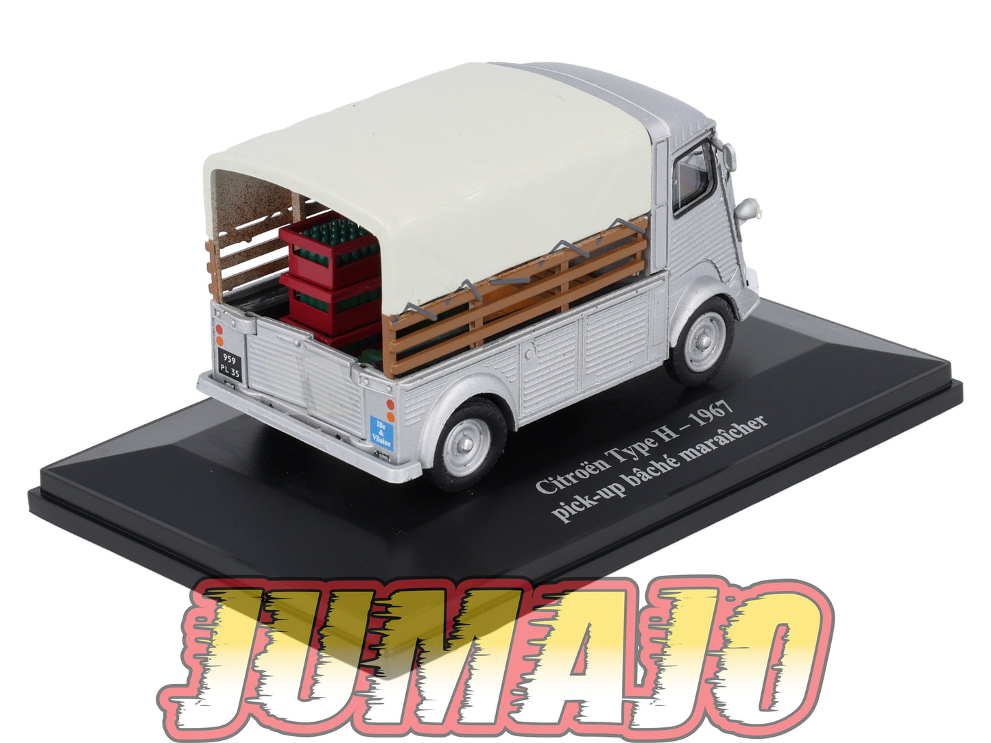 HY53 1/43 ELIGOR Hachette CITROEN Type H pick-up bâché maraîcher 1967