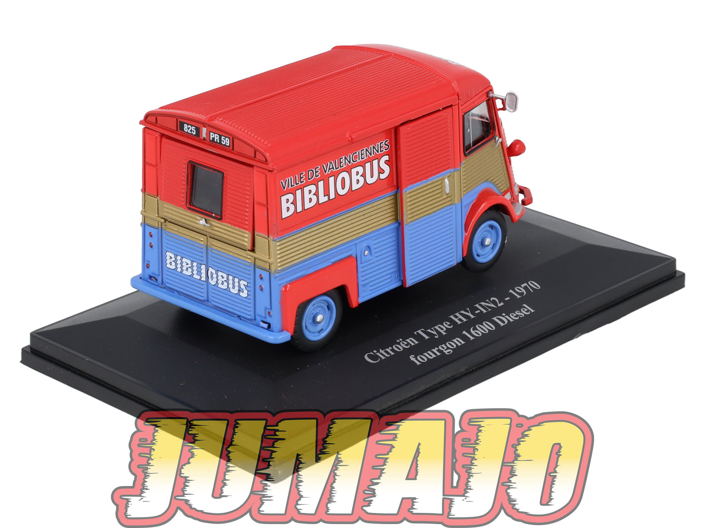 HY58 1/43 ELIGOR Hachette CITROEN Type HY-IN2 Fourgon 1600 Diesel BIBLIOBUS 1970