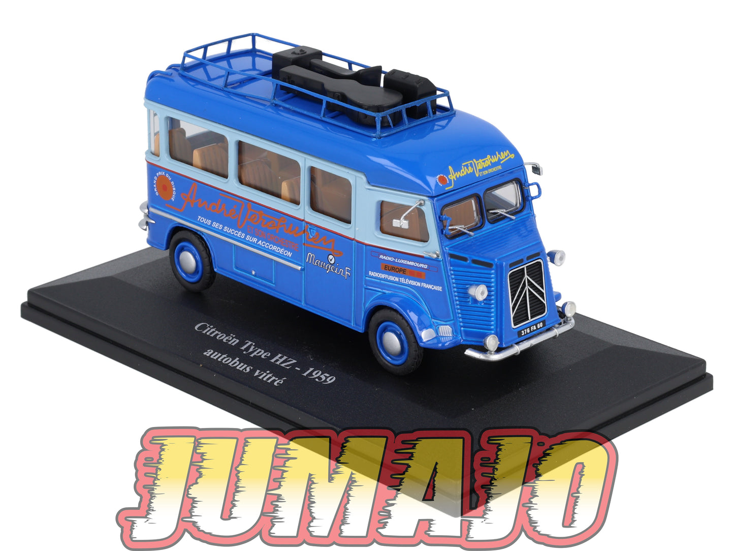 HY5 1/43 ELIGOR Hachette CITROEN Type HZ Autobus vitré 1959