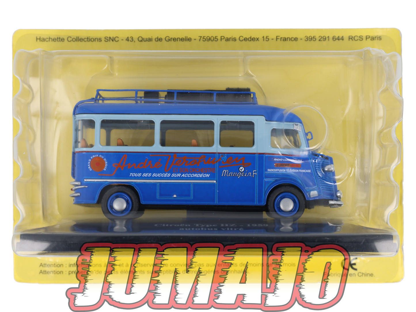 HY5 1/43 ELIGOR Hachette CITROEN Type HZ Autobus vitré 1959