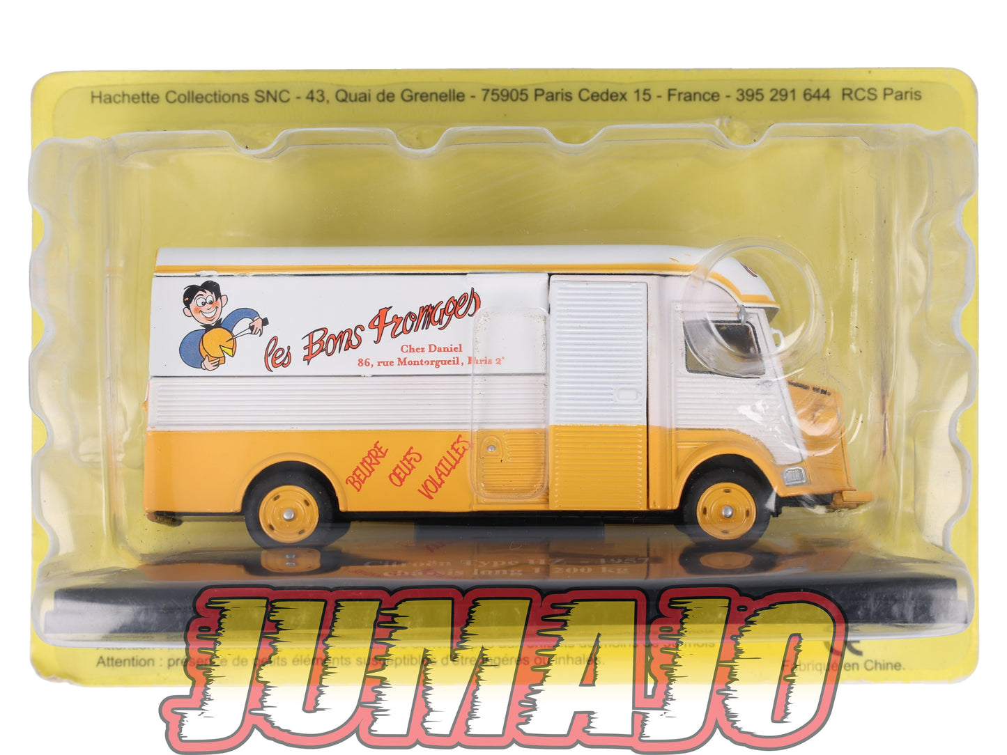 HY61 1/43 ELIGOR Hachette CITROEN Type HZ Châssis long 1200kg 1957 Les bons fromages