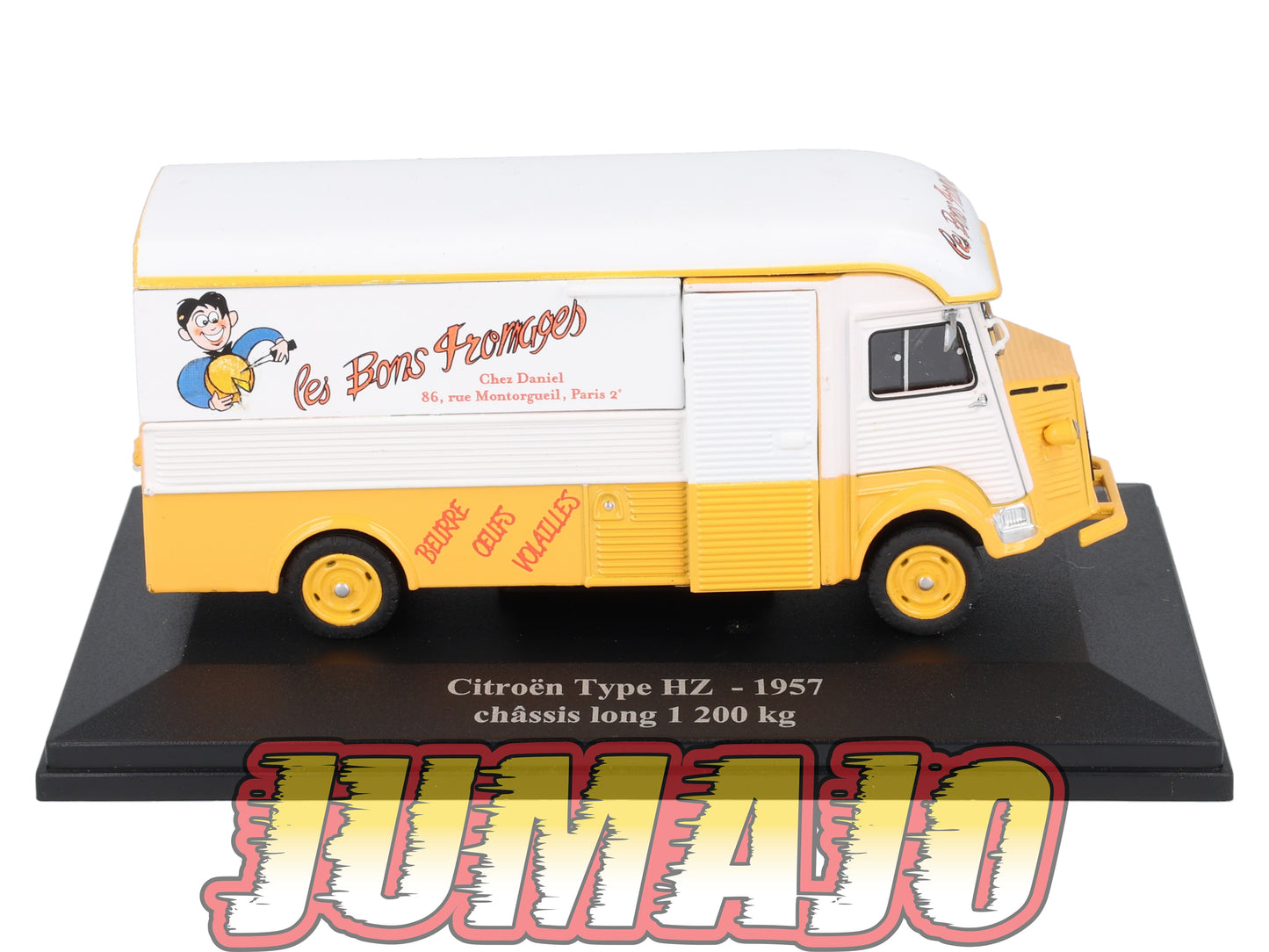 HY61 1/43 ELIGOR Hachette CITROEN Type HZ Châssis long 1200kg 1957 Les bons fromages