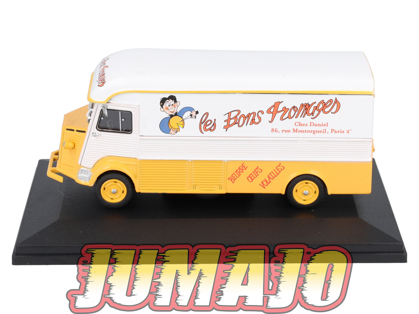 HY61 1/43 ELIGOR Hachette CITROEN Type HZ Châssis long 1200kg 1957 Les bons fromages