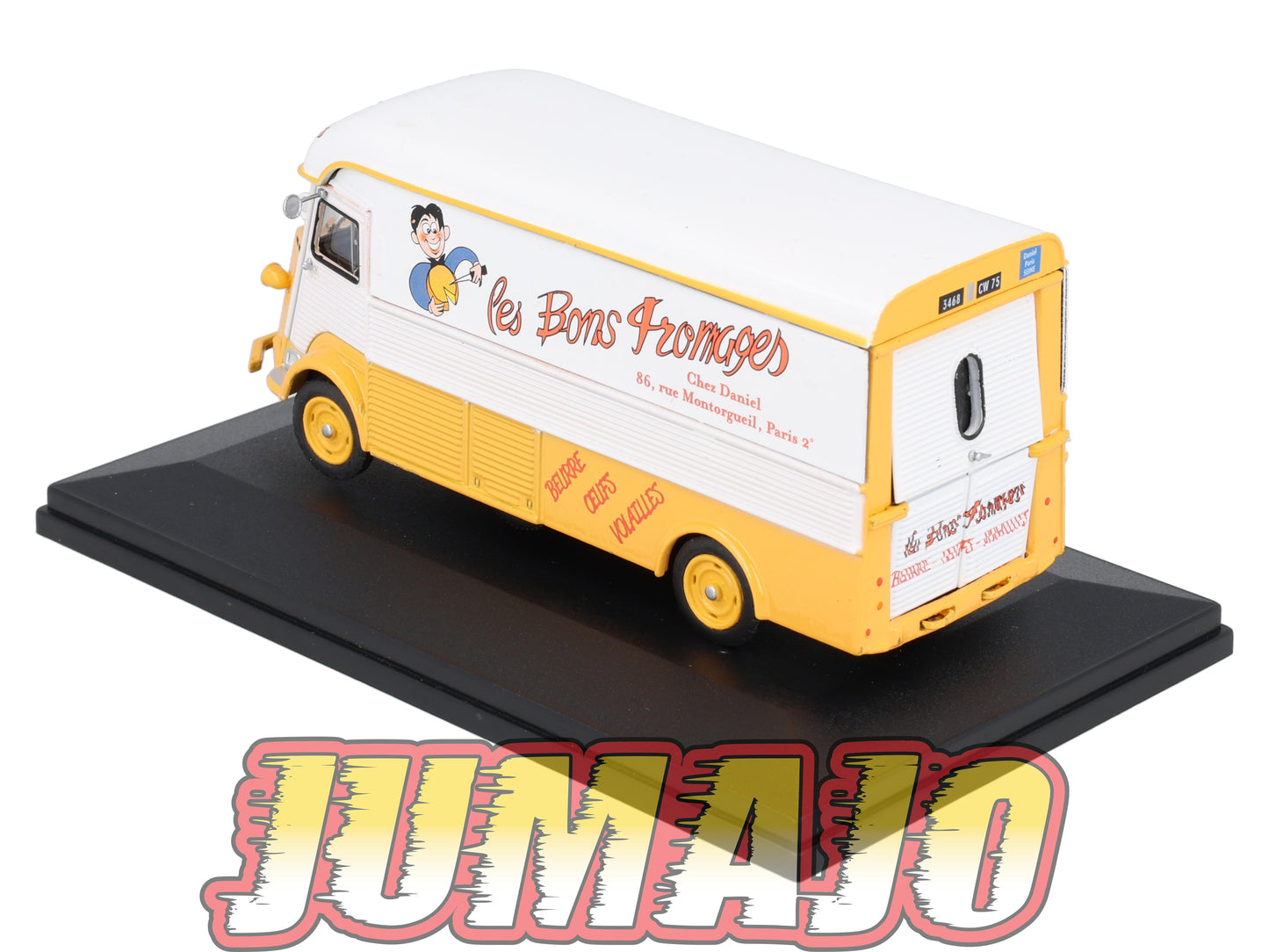 HY61 1/43 ELIGOR Hachette CITROEN Type HZ Châssis long 1200kg 1957 Les bons fromages