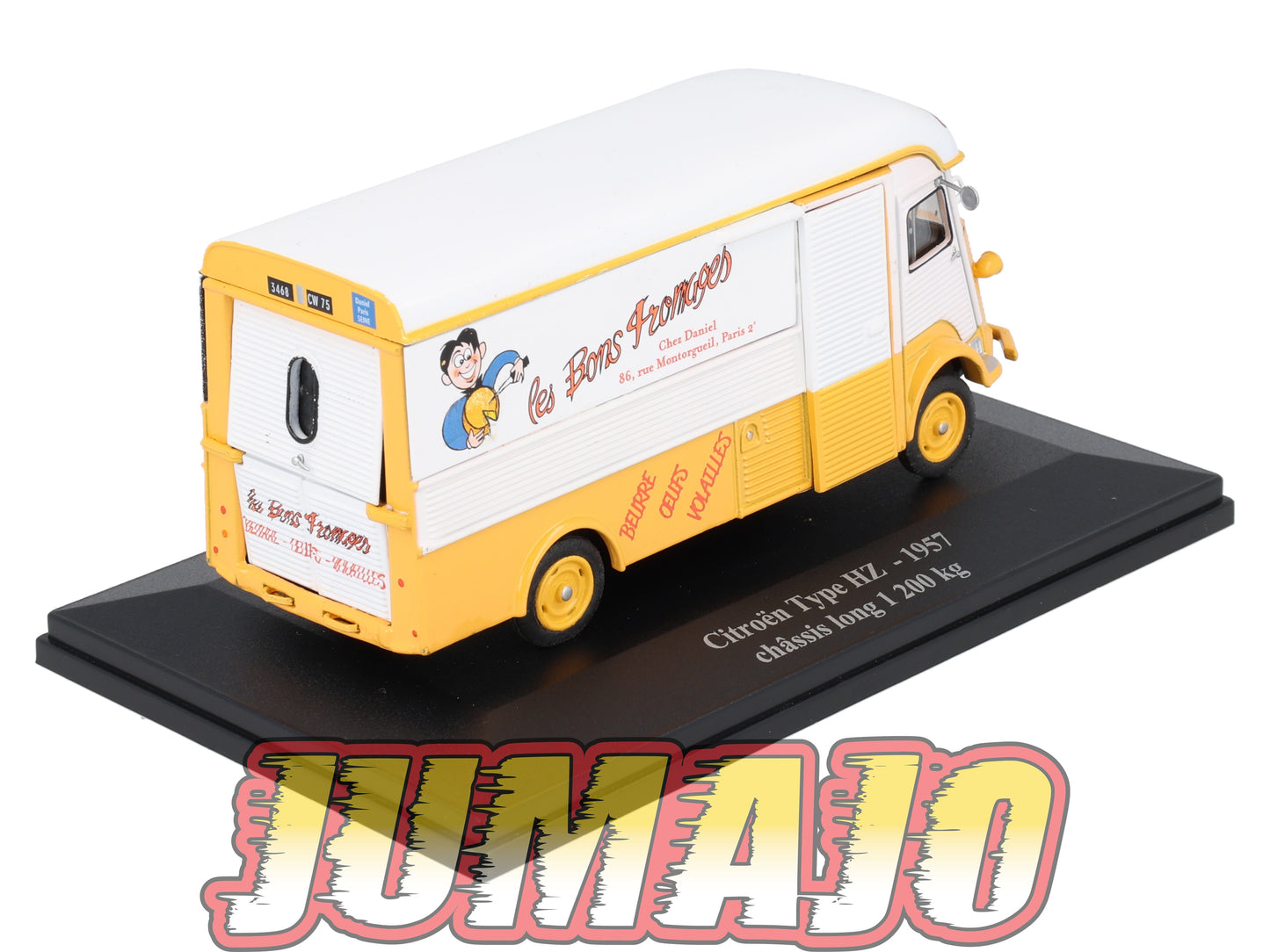 HY61 1/43 ELIGOR Hachette CITROEN Type HZ Châssis long 1200kg 1957 Les bons fromages