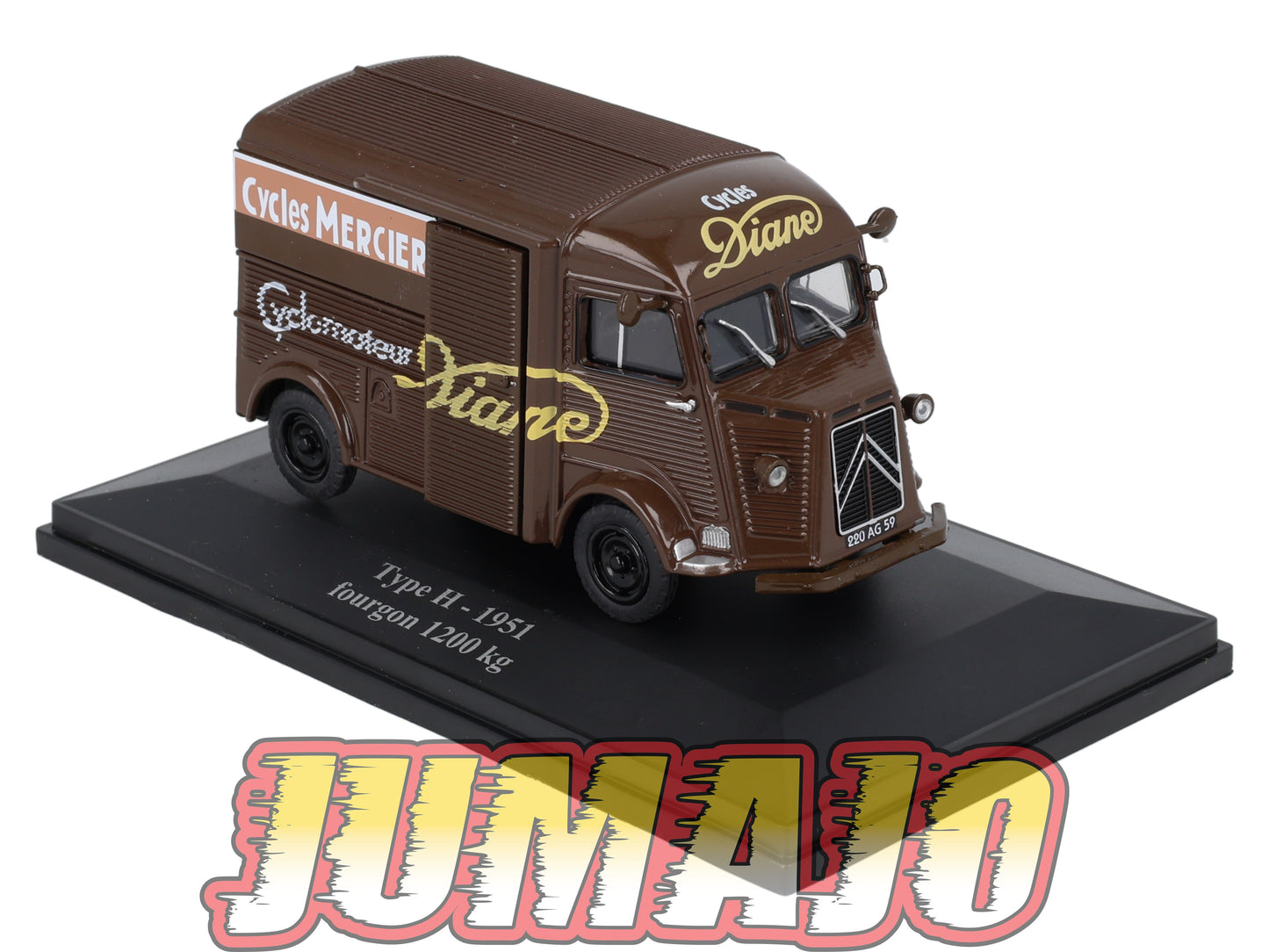 HY62 1/43 ELIGOR Hachette CITROEN Type H Fourgon 1200 kg 1951 Cycles Mercier