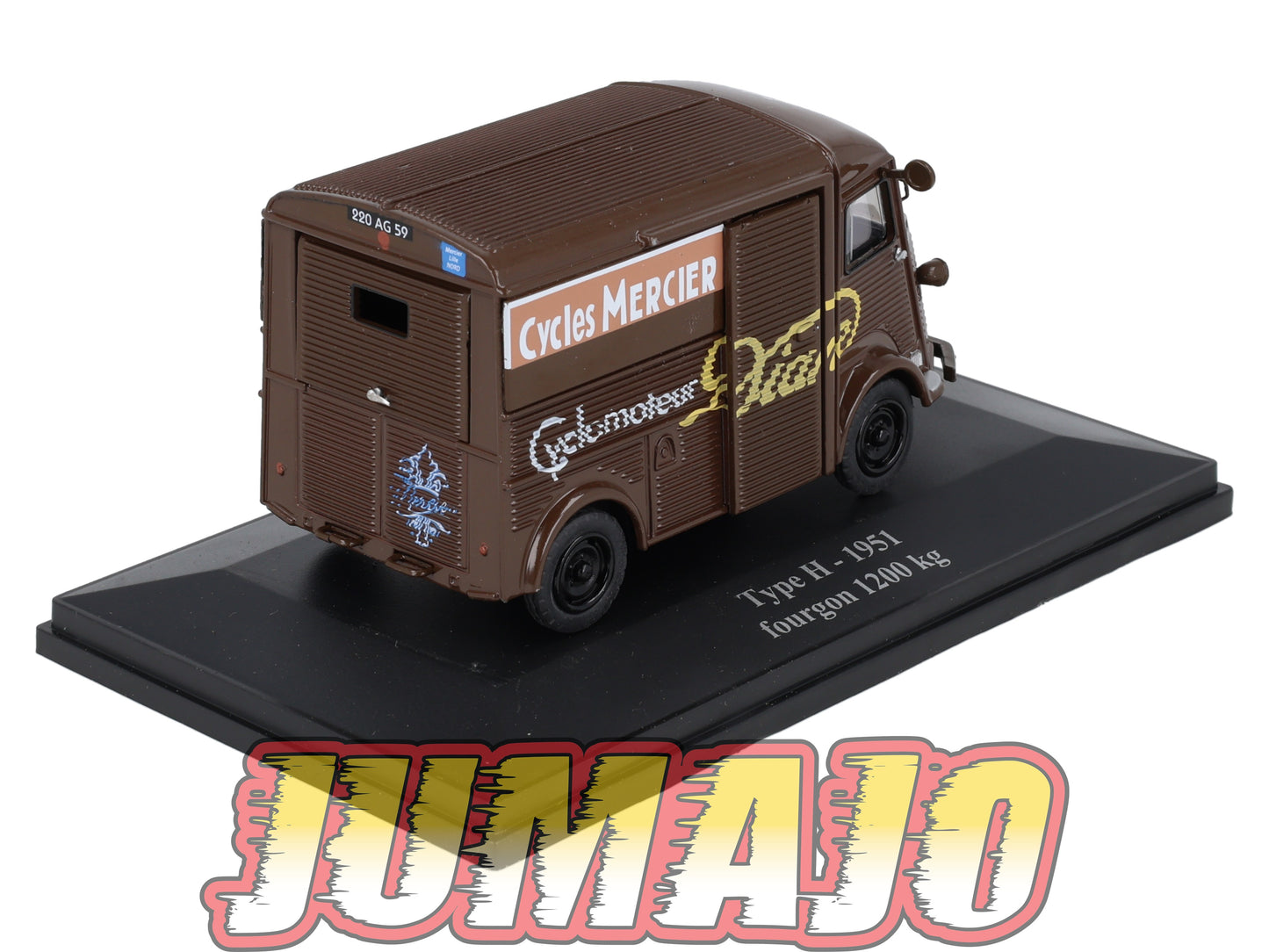 HY62 1/43 ELIGOR Hachette CITROEN Type H Fourgon 1200 kg 1951 Cycles Mercier