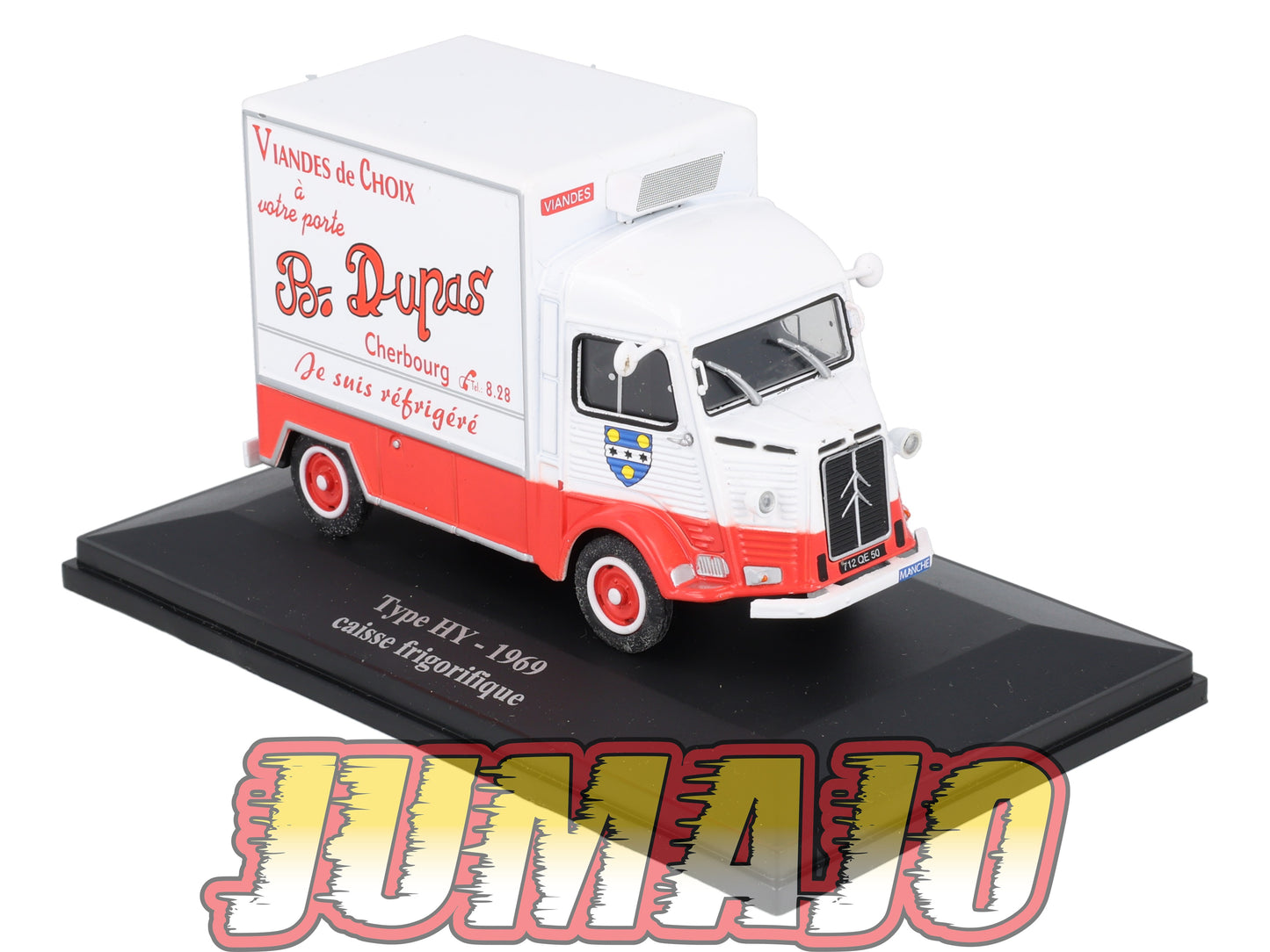 HY63 1/43 ELIGOR Hachette CITROEN Type HY Caisse frigorifique 1969 Dupas