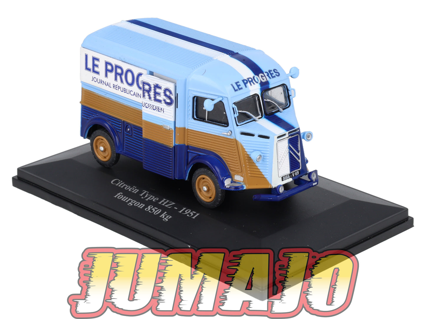 HY66 1/43 ELIGOR Hachette CITROEN Type HZ Fourgon 850 kg Le progrès 1951