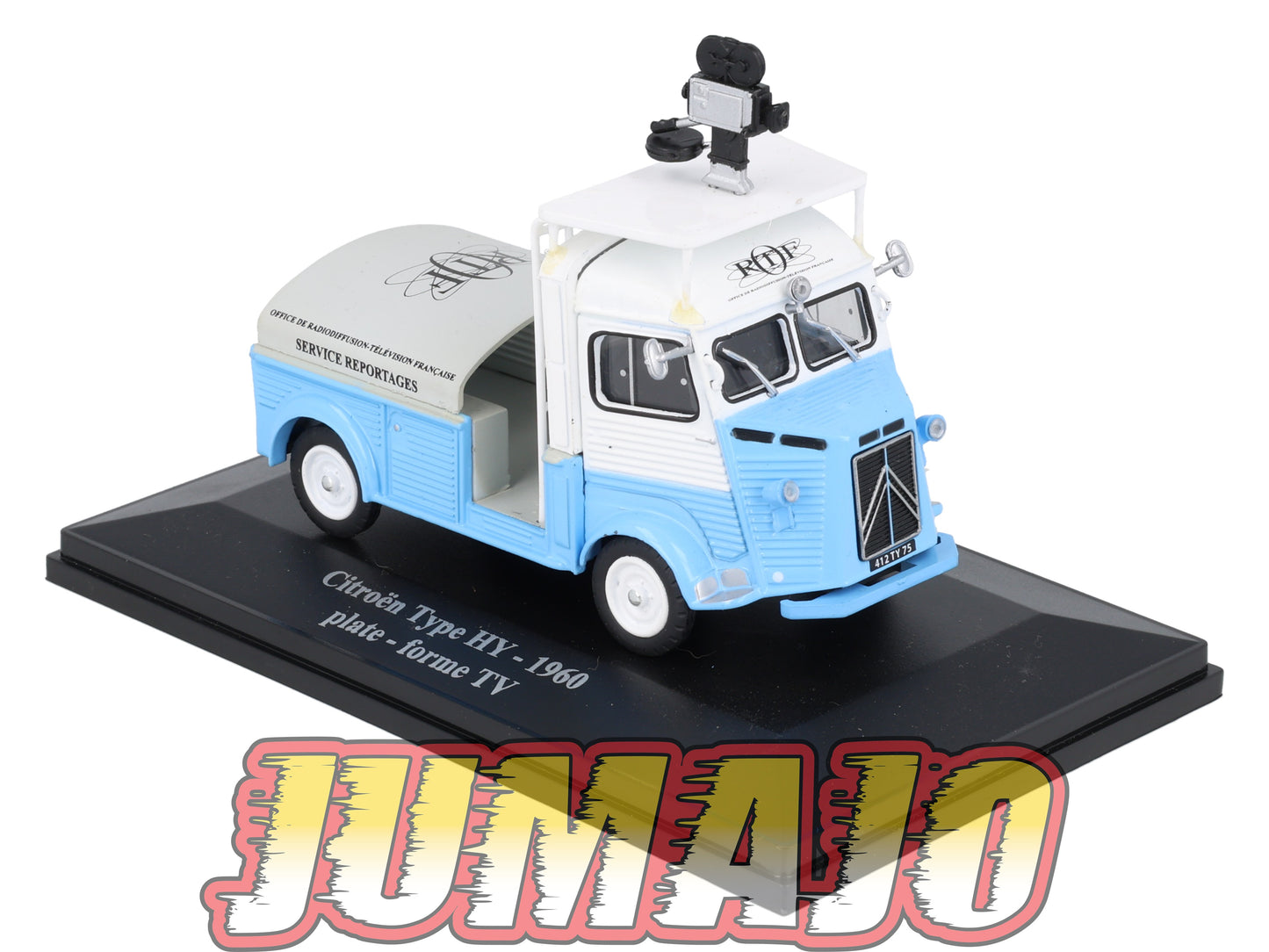 HY70 1/43 ELIGOR Hachette CITROEN Type HY Plate-forme TV ORTF 1960