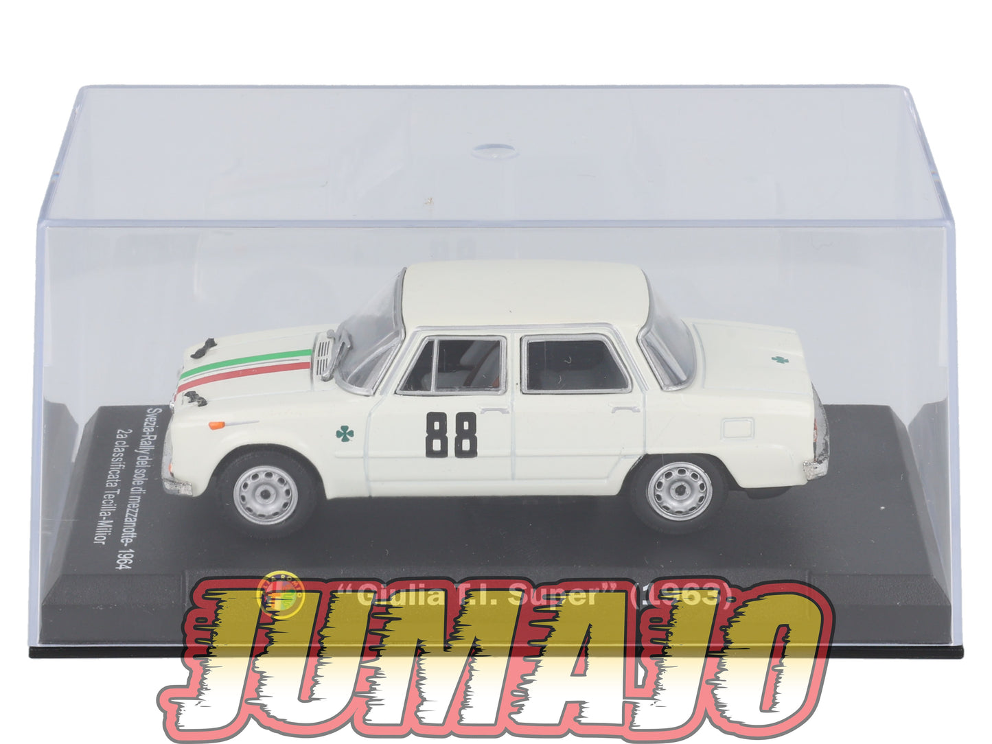 IT81 Voiture 1/43 Altaya : Alfa romeo Giulia T.I Super 1963 Rallye suède #88