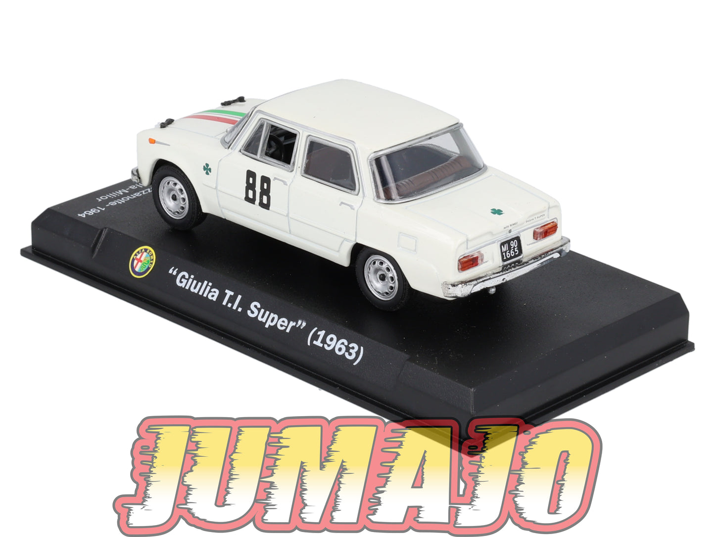 IT81 Voiture 1/43 Altaya : Alfa romeo Giulia T.I Super 1963 Rallye suède #88