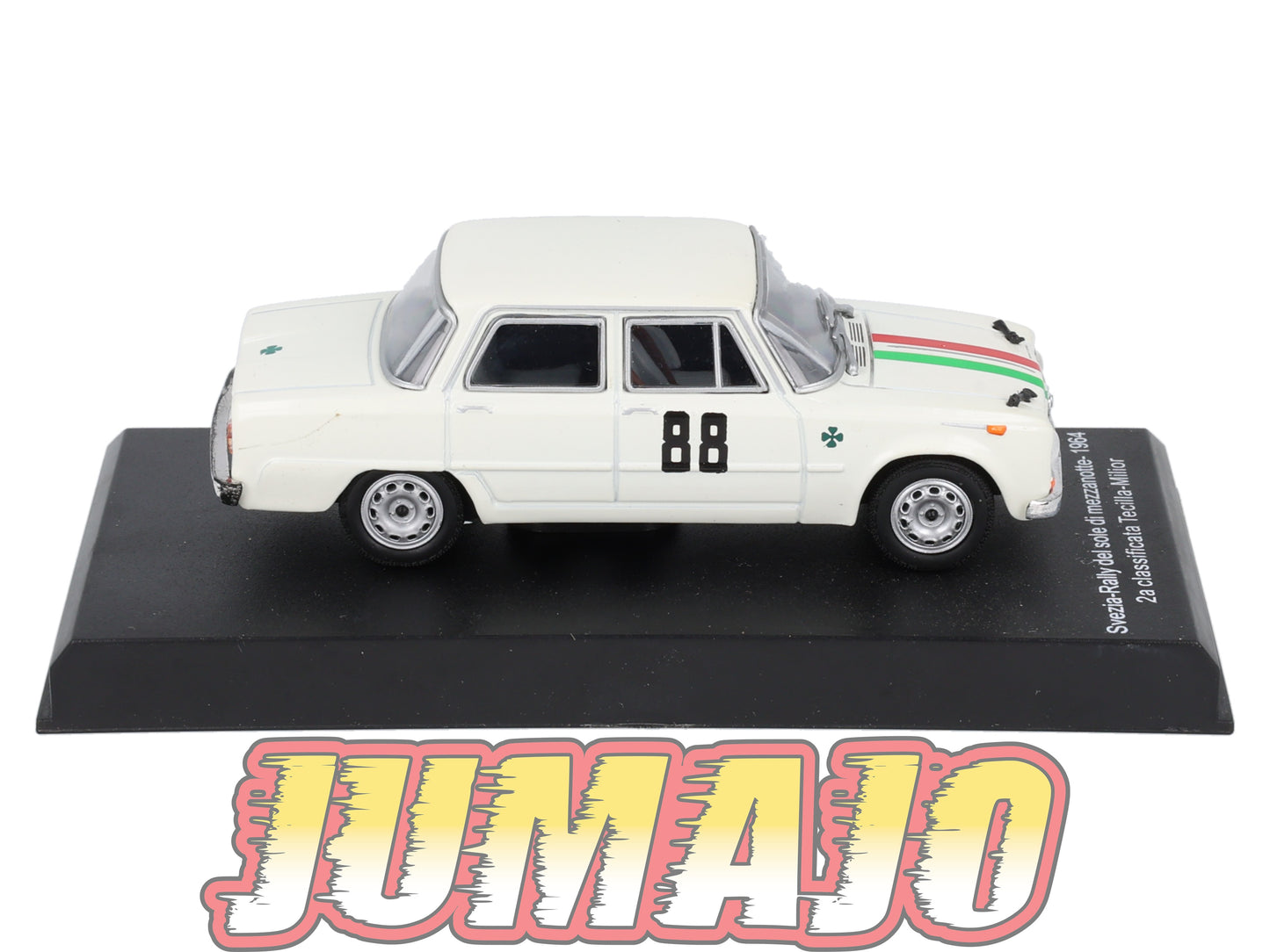 IT81 Voiture 1/43 Altaya : Alfa romeo Giulia T.I Super 1963 Rallye suède #88
