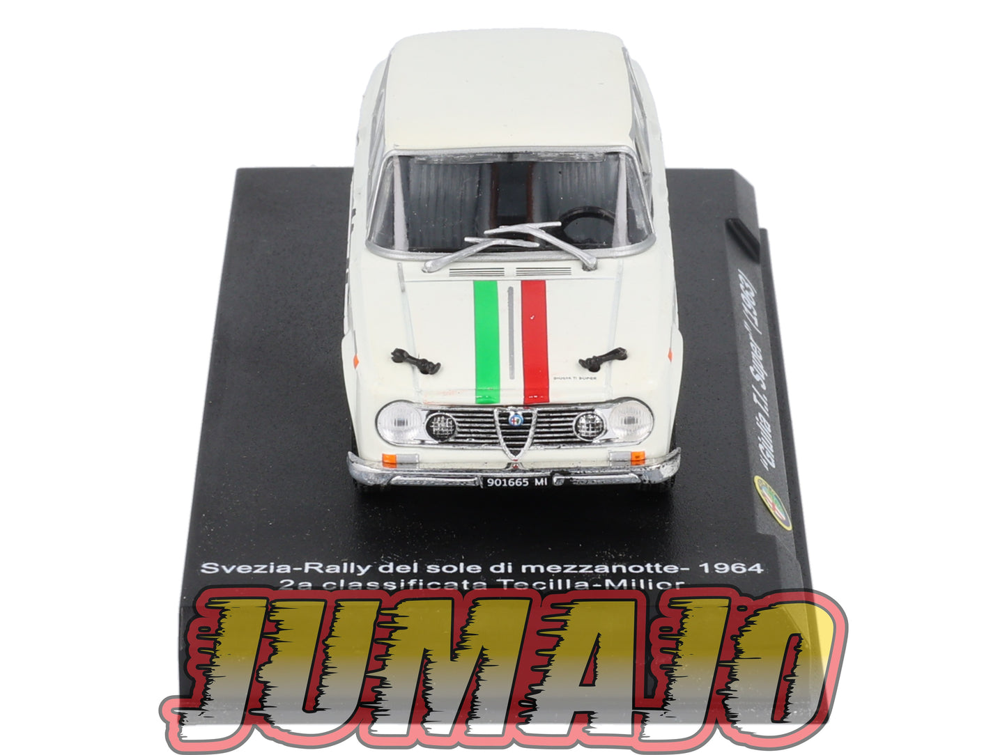 IT81 Voiture 1/43 Altaya : Alfa romeo Giulia T.I Super 1963 Rallye suède #88