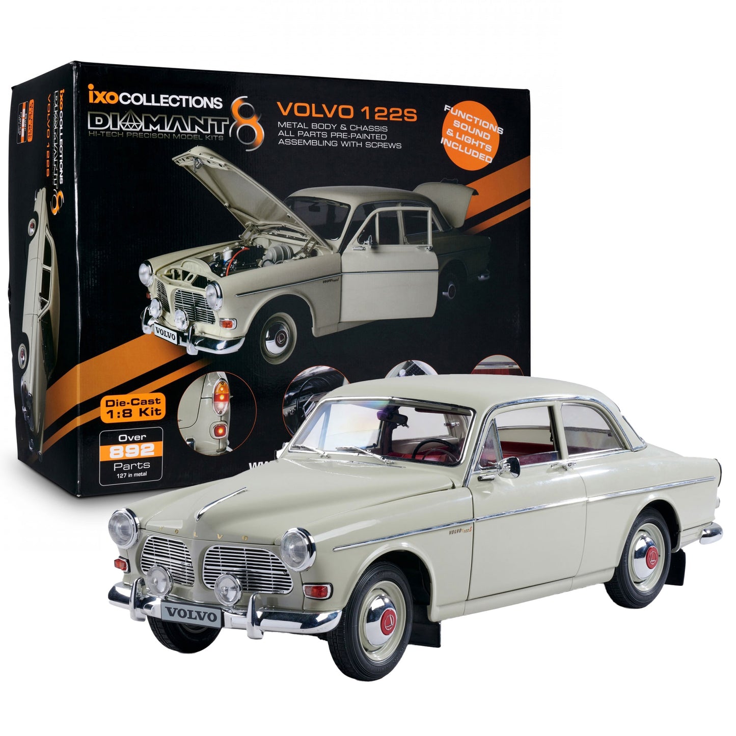 IXC15 Voiture 1/8 IXO Kit à monter : Volvo 122S