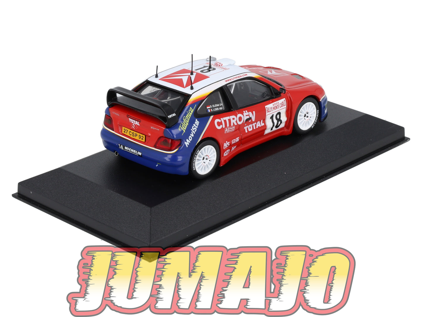 IXO100 Voiture 1/43 IXO Models Rallye : CITROEN Xsara WRC #18 Winner 2003 S.Loeb