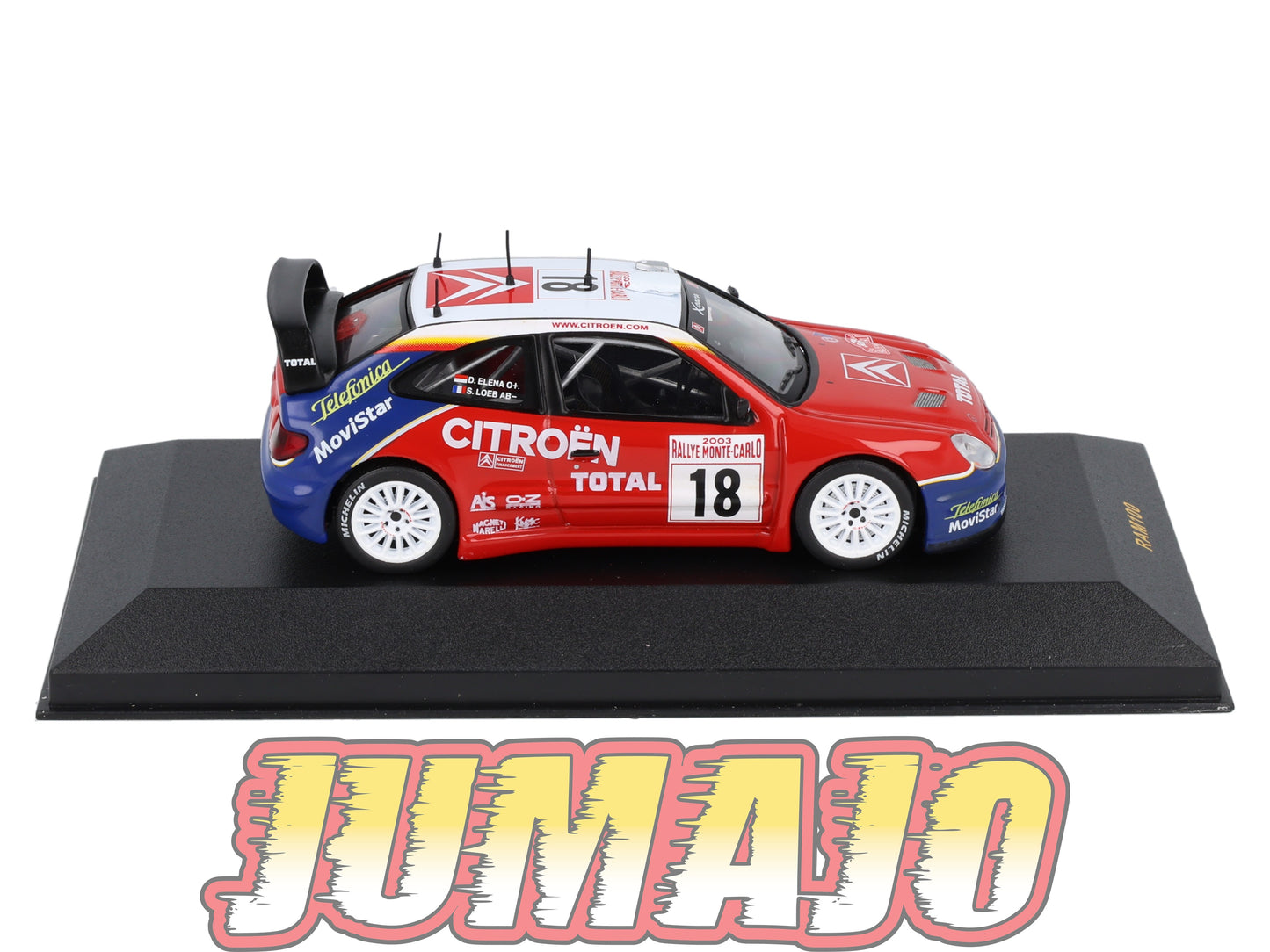 IXO100 Voiture 1/43 IXO Models Rallye : CITROEN Xsara WRC #18 Winner 2003 S.Loeb