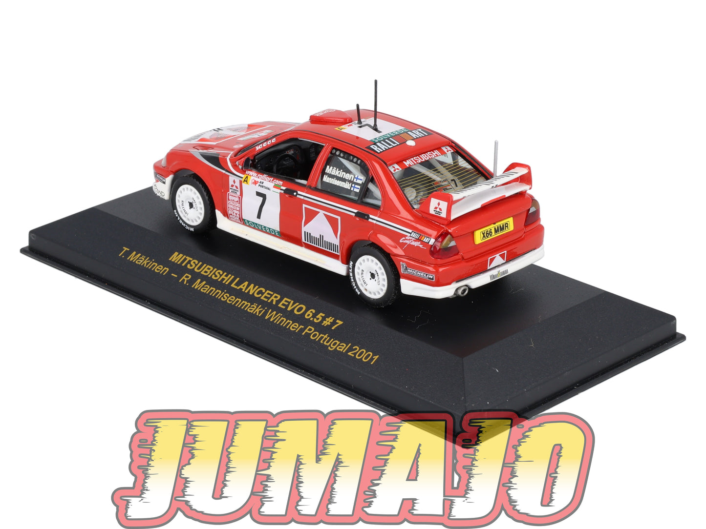 IXO305 Voiture 1/43 IXO Models Rallye : MITSUBISHI Lancer Evo 6.5 #7 2001 T.Makinen