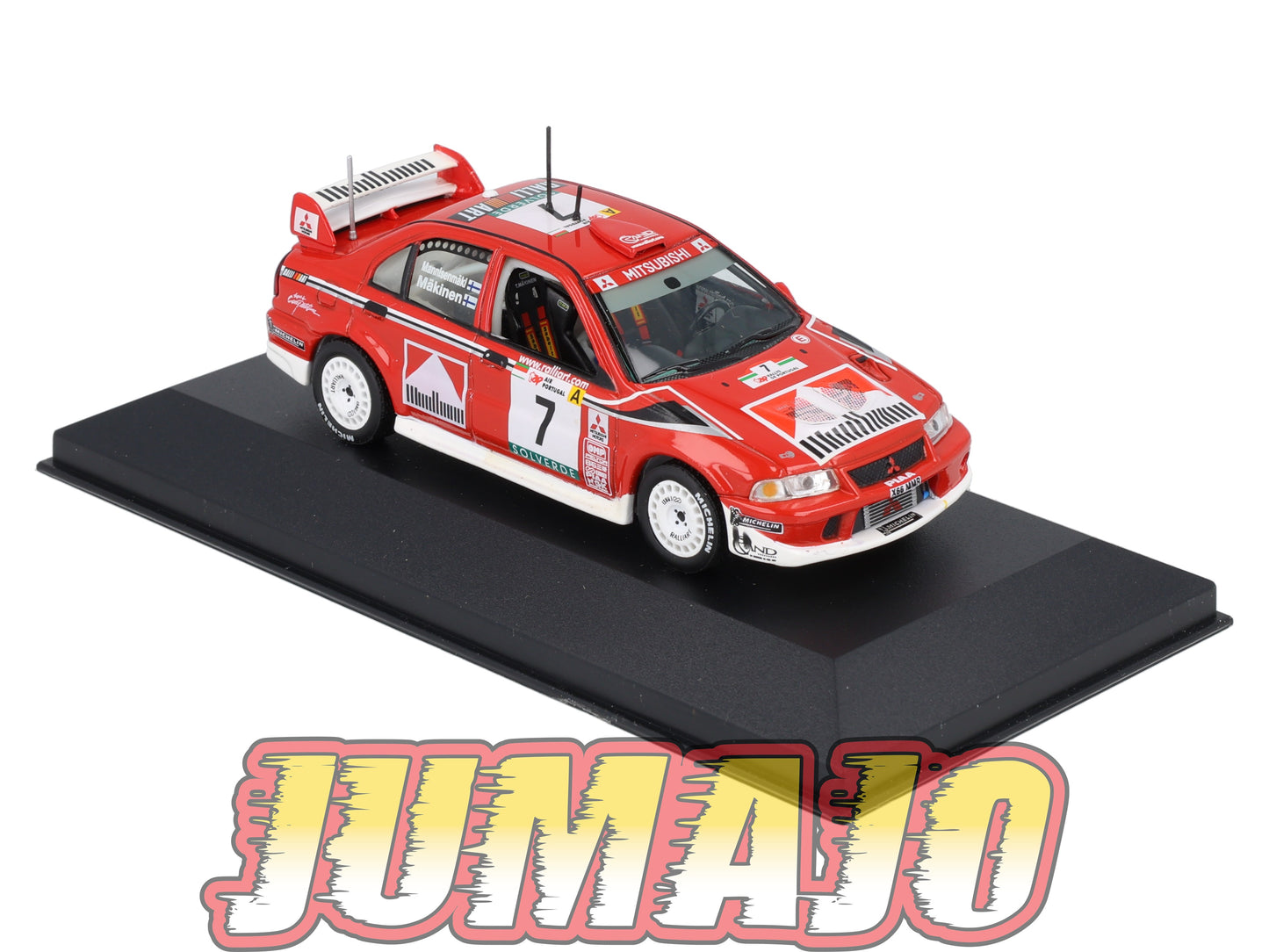 IXO305 Voiture 1/43 IXO Models Rallye : MITSUBISHI Lancer Evo 6.5 #7 2001 T.Makinen