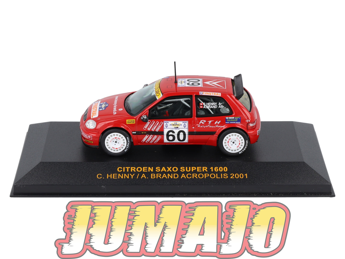 IXO401 Voiture 1/43 IXO Models Rallye : CITROEN Saxo Super 1600 2001 #60 C.Henny