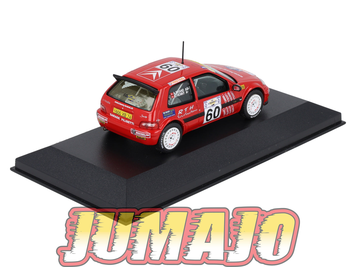 IXO401 Voiture 1/43 IXO Models Rallye : CITROEN Saxo Super 1600 2001 #60 C.Henny