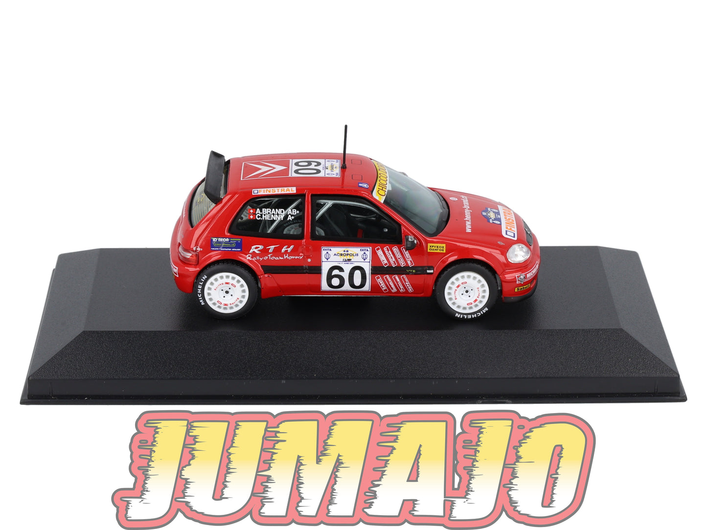 IXO401 Voiture 1/43 IXO Models Rallye : CITROEN Saxo Super 1600 2001 #60 C.Henny