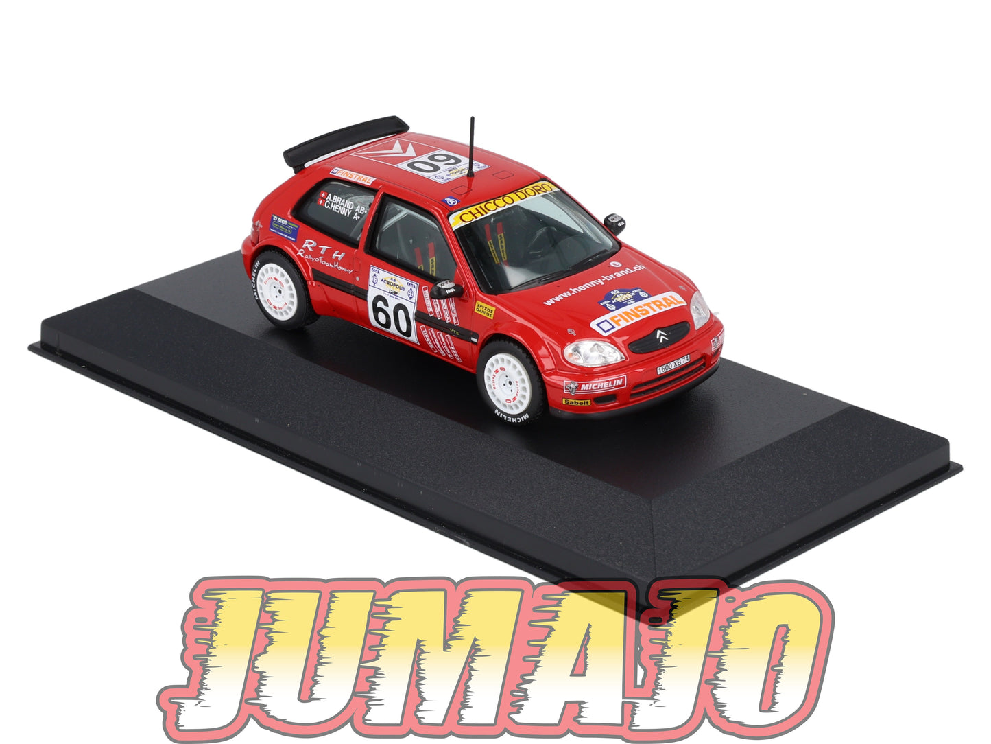 IXO401 Voiture 1/43 IXO Models Rallye : CITROEN Saxo Super 1600 2001 #60 C.Henny