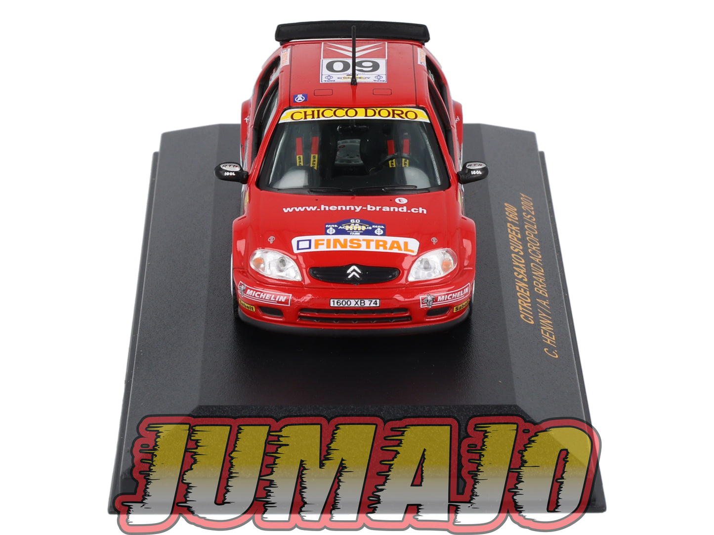 IXO401 Voiture 1/43 IXO Models Rallye : CITROEN Saxo Super 1600 2001 #60 C.Henny