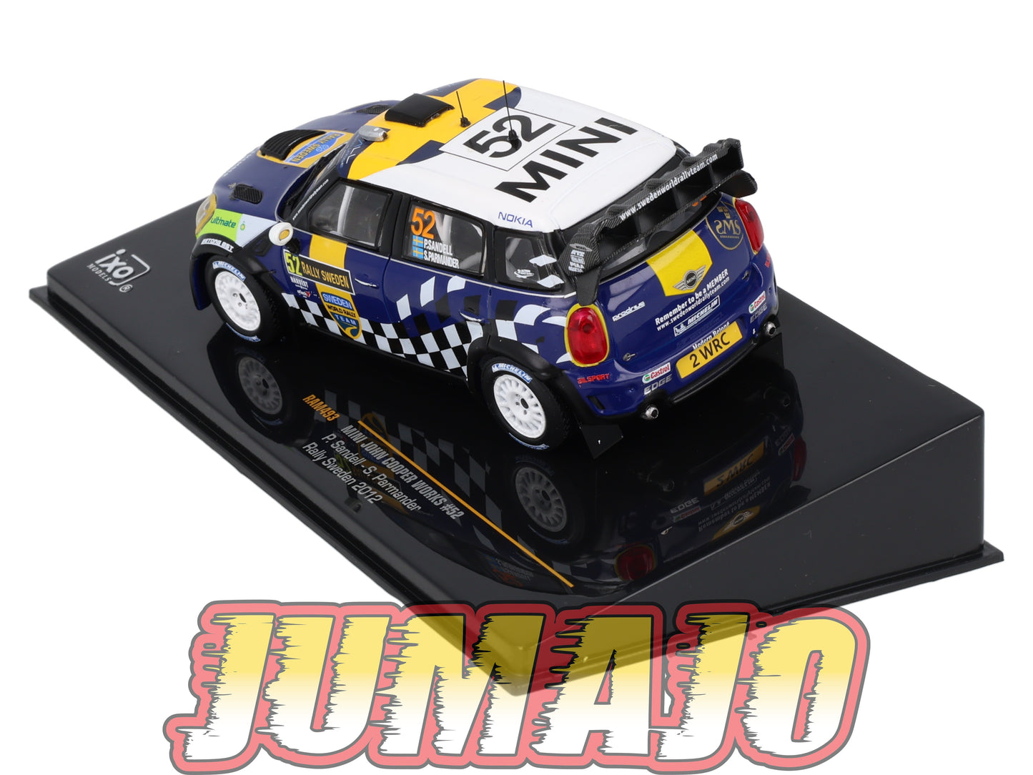 IXO493 Voiture 1/43 IXO Models Rallye MINI John Cooper Works 2012 P.Sandell #52