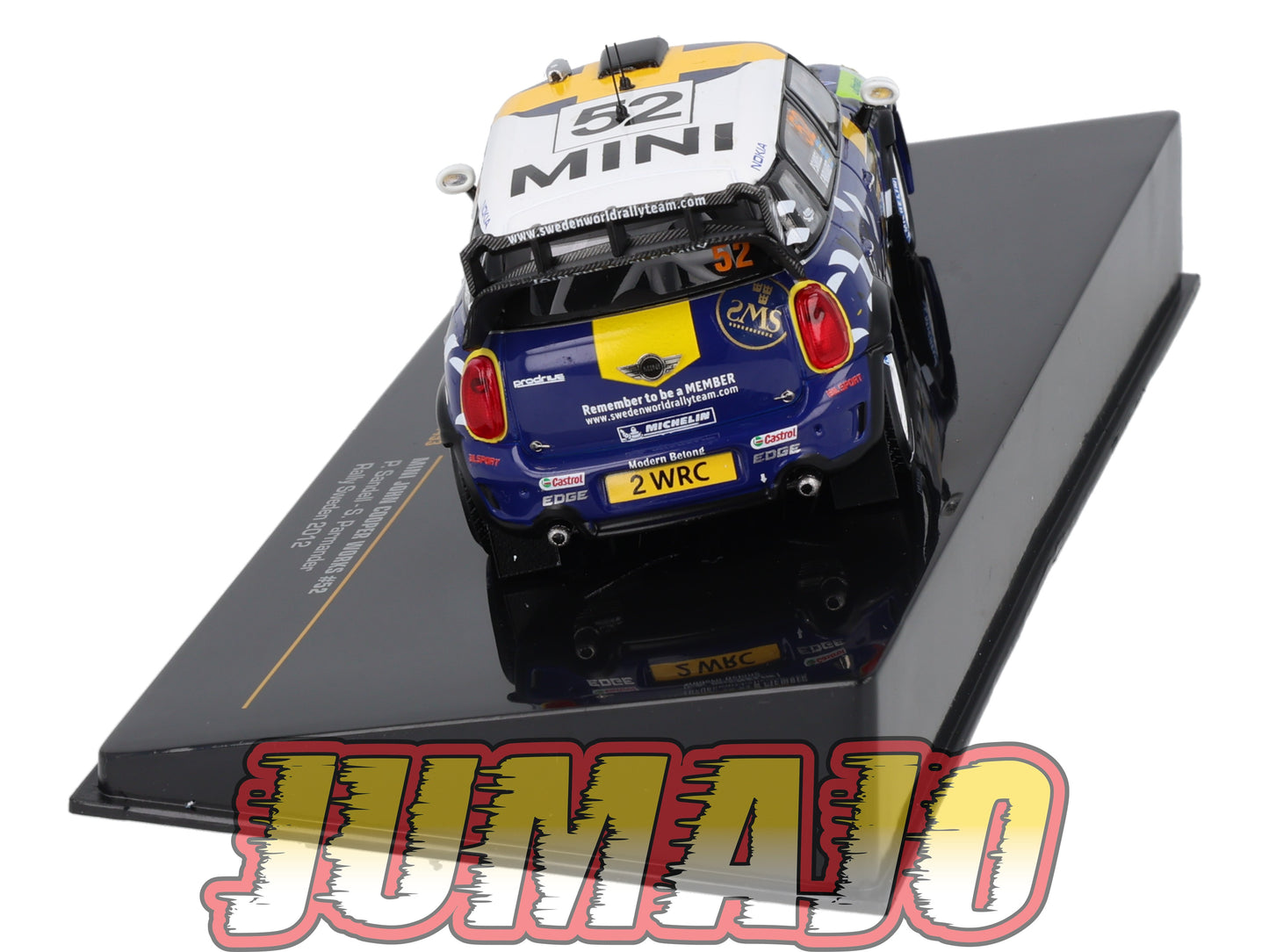 IXO493 Voiture 1/43 IXO Models Rallye MINI John Cooper Works 2012 P.Sandell #52