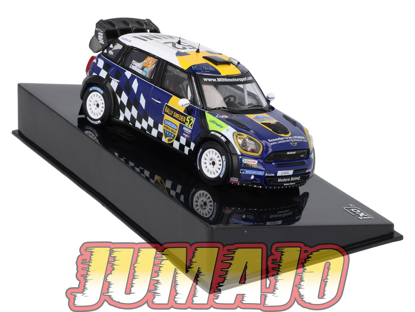 IXO493 Voiture 1/43 IXO Models Rallye MINI John Cooper Works 2012 P.Sandell #52