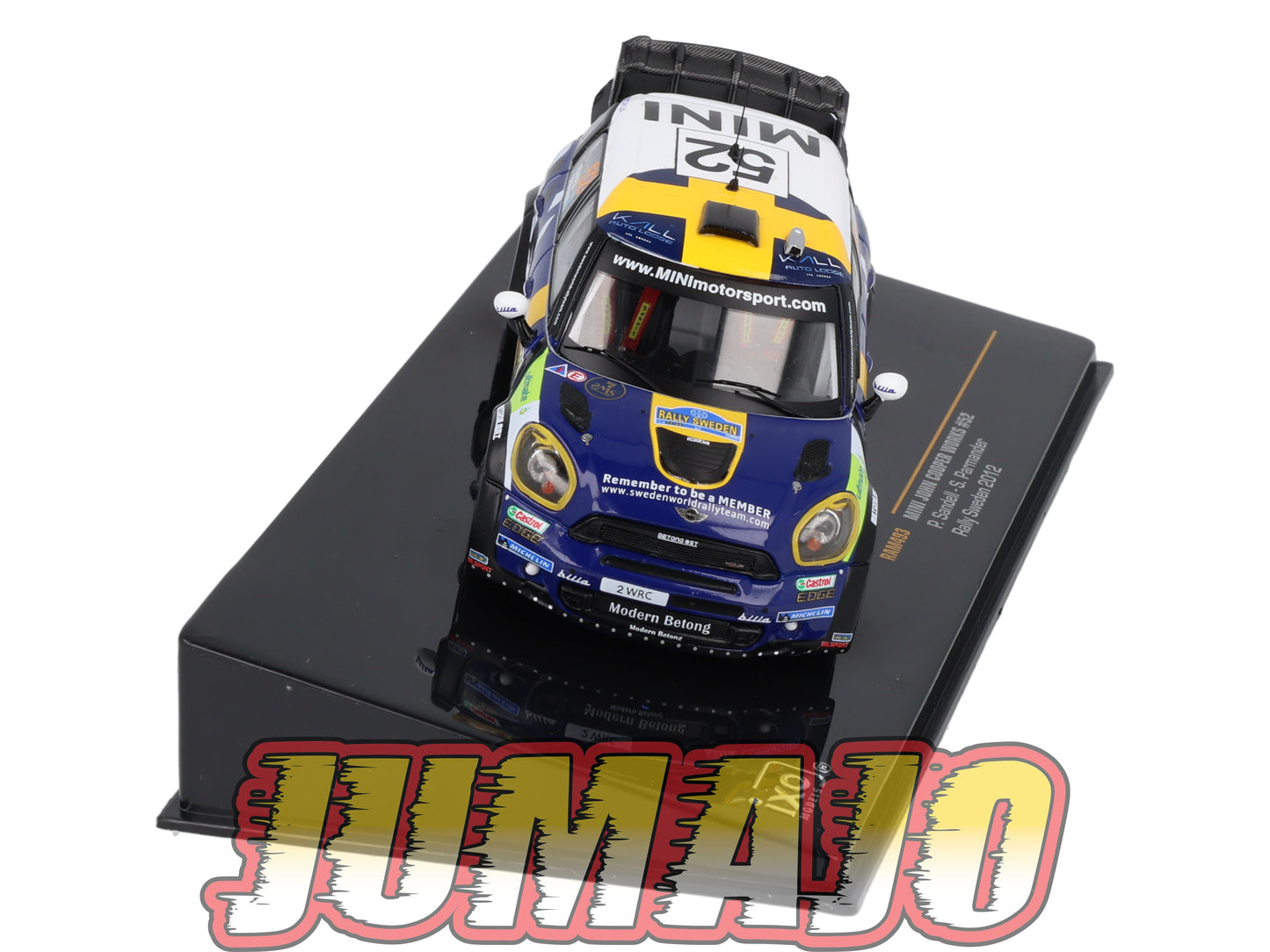 IXO493 Voiture 1/43 IXO Models Rallye MINI John Cooper Works 2012 P.Sandell #52