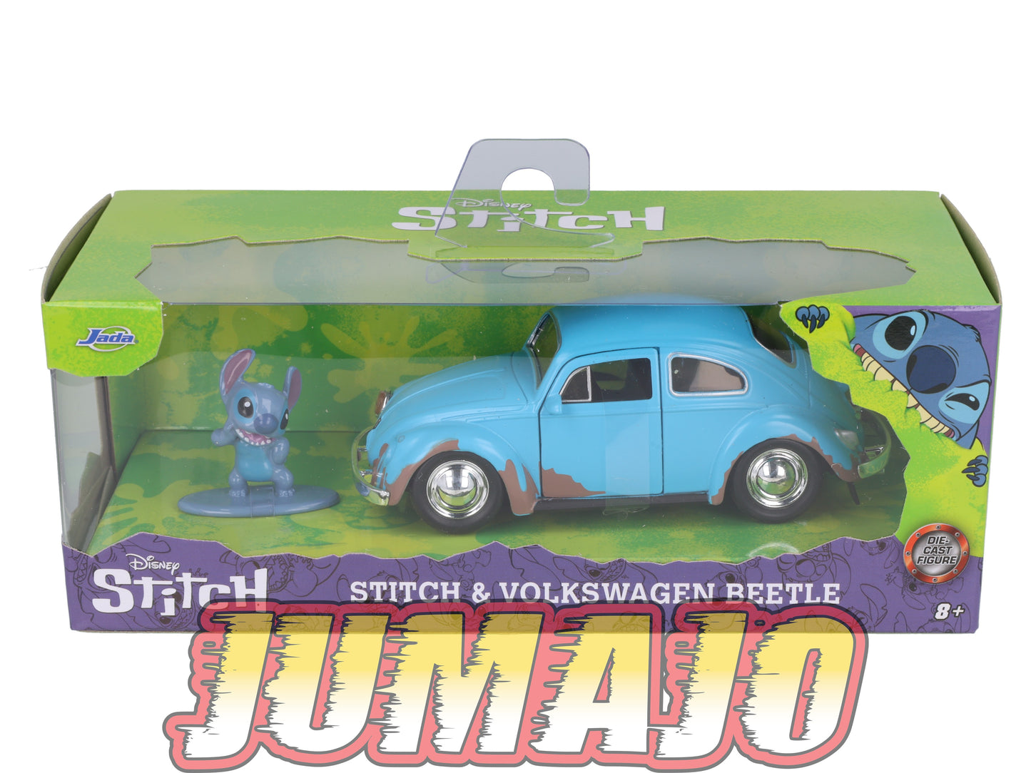 J251 Voiture 1/32 JADA Stitch : Volkswagen Beetle 1959 Stitch
