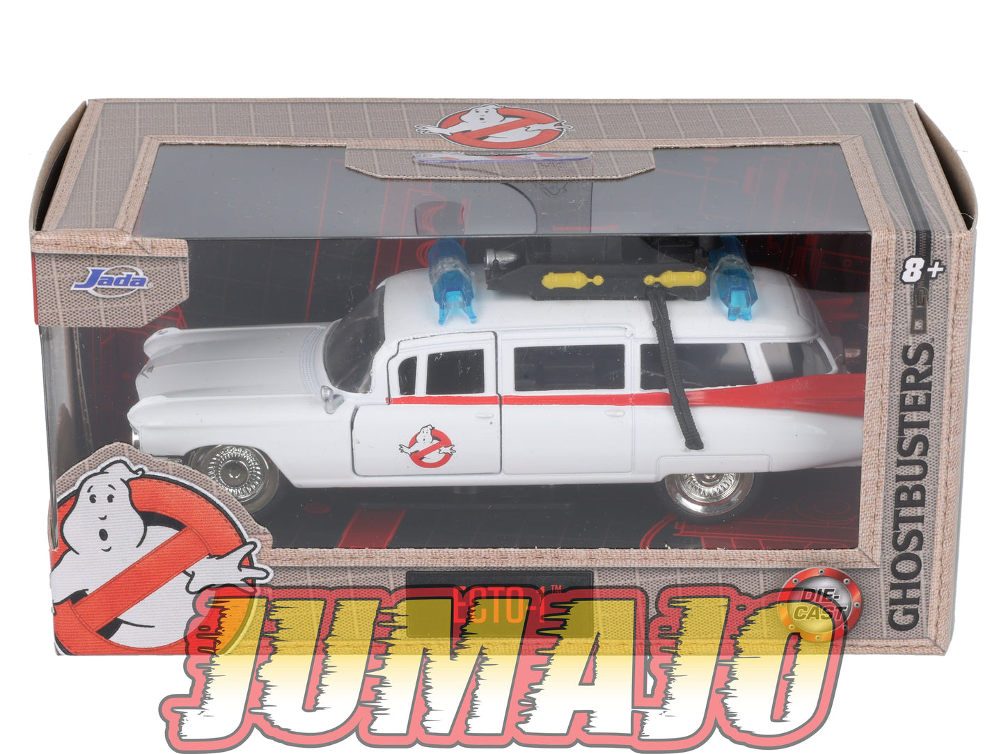 J748 Voiture 1/32 JADA Ghostbusters  : Cadillac  Ecto-1 Hollywood Rides 1959