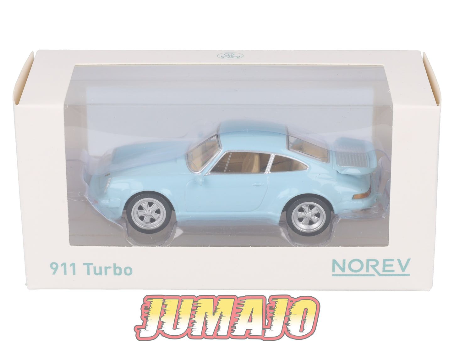 JC10 Voiture 1/43 JET-CAR NOREV : PORSCHE 911 Turbo Bleue 1978