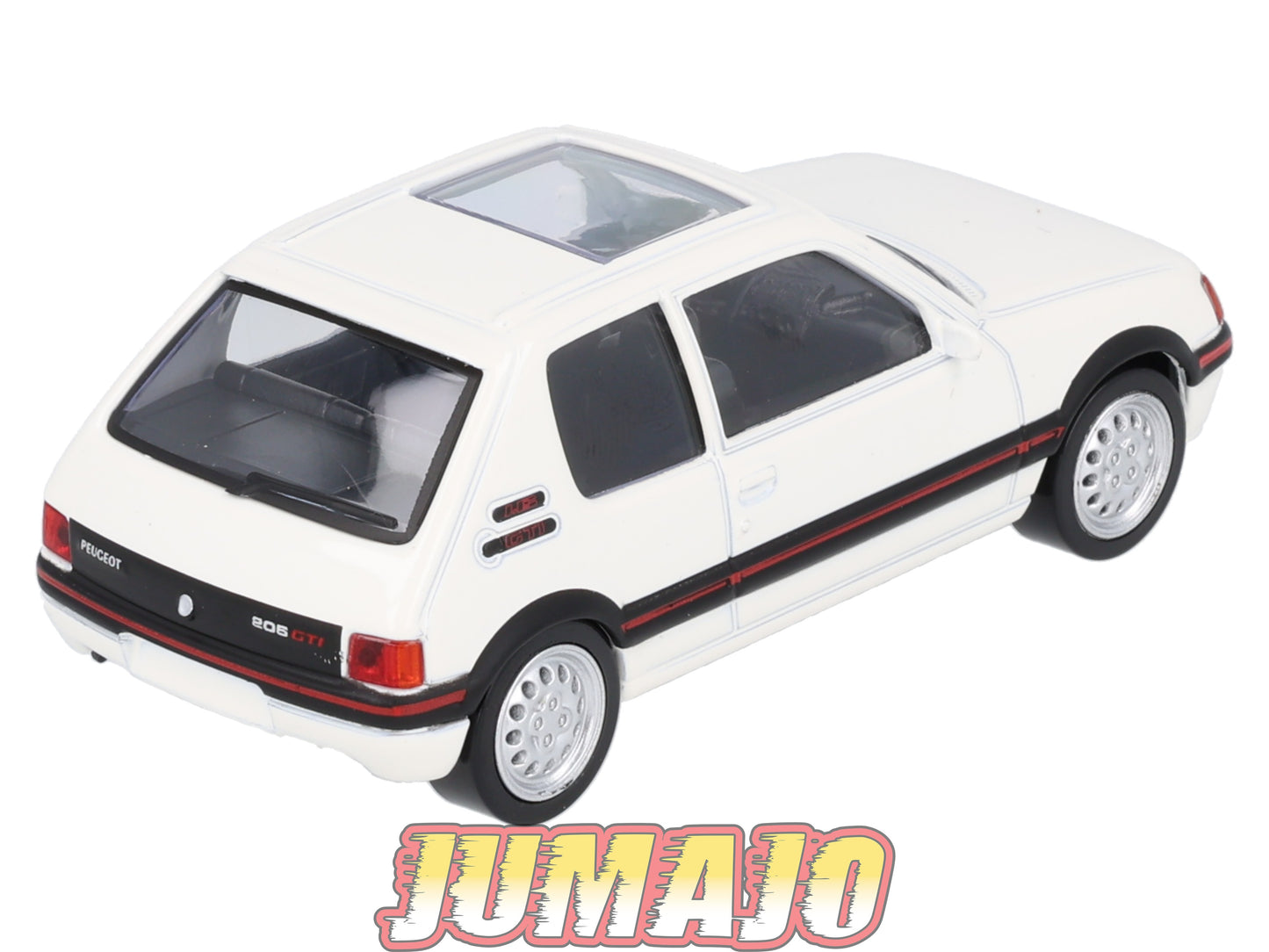 JC13 Voiture 1/43 JET-CAR NOREV : PEUGEOT 205 GTi Blanche 1986
