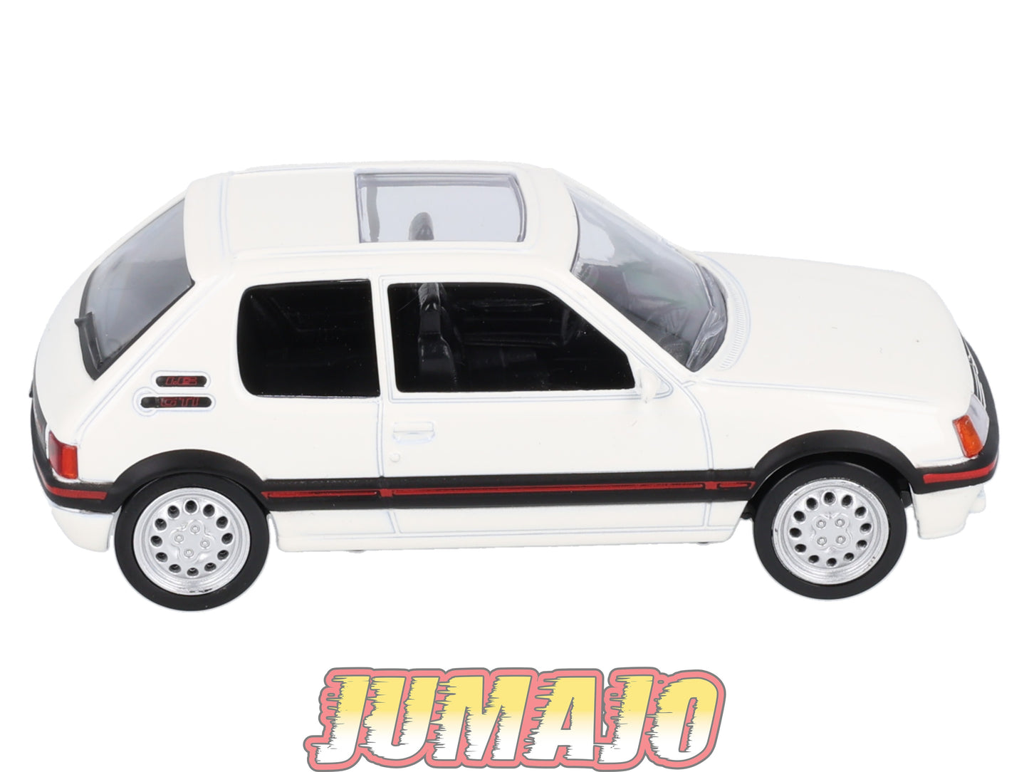 JC13 Voiture 1/43 JET-CAR NOREV : PEUGEOT 205 GTi Blanche 1986