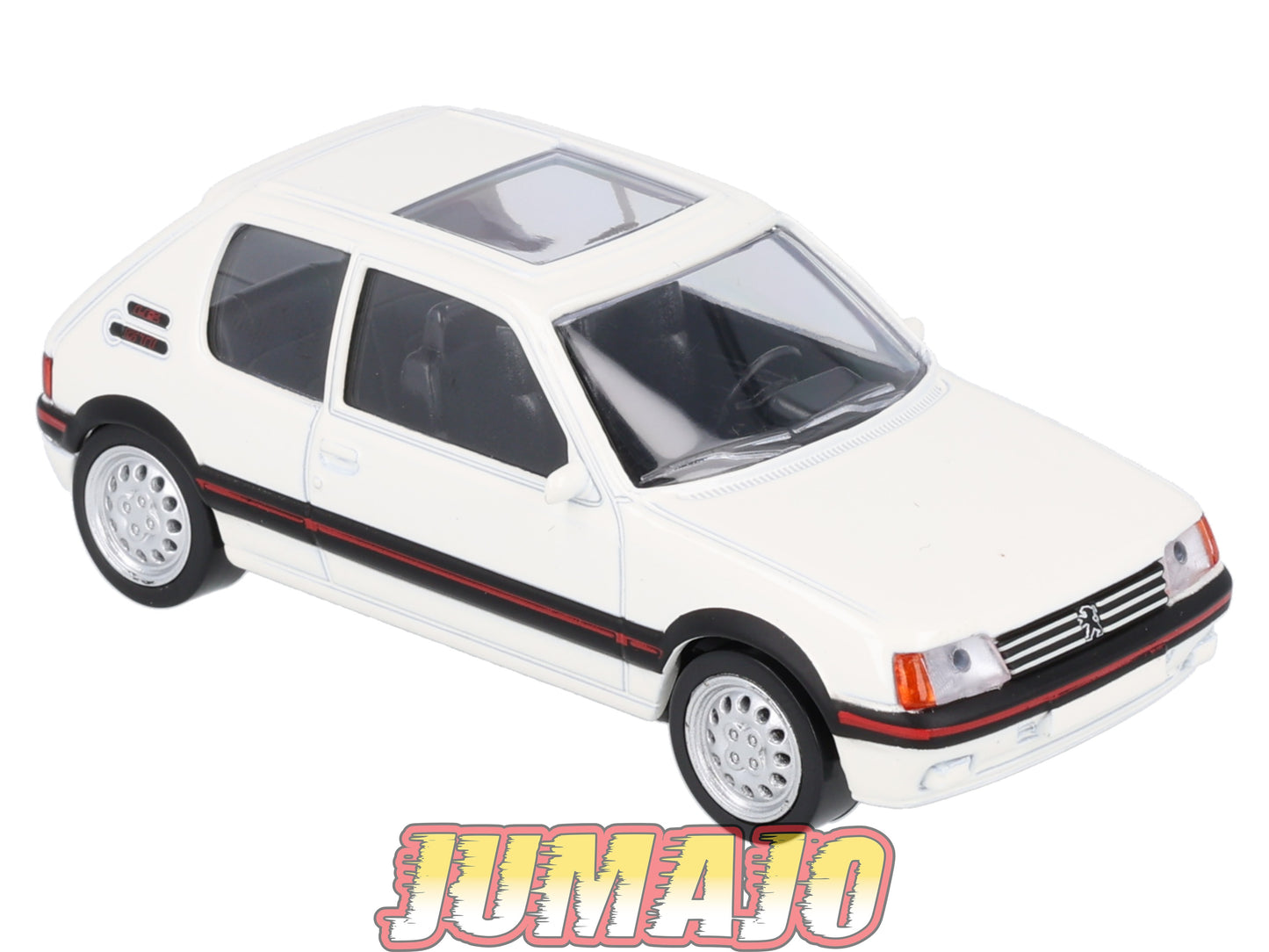 JC13 Voiture 1/43 JET-CAR NOREV : PEUGEOT 205 GTi Blanche 1986