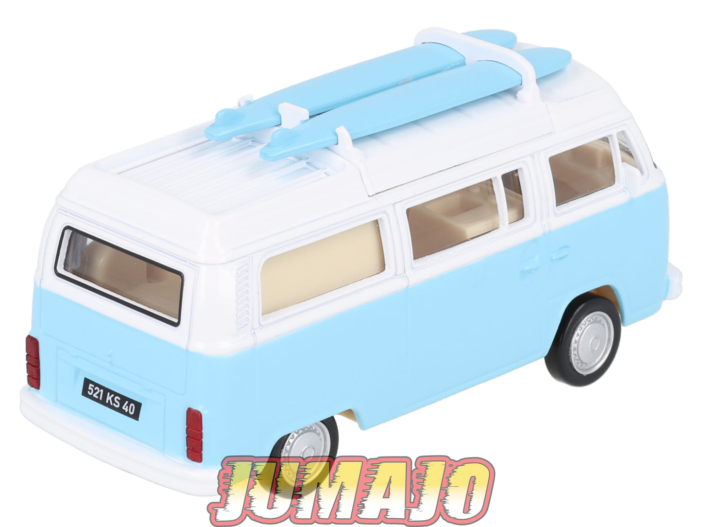 JC14 Voiture 1/43 JET-CAR NOREV : VOLKSWAGEN Combi T2 Bleu 1973