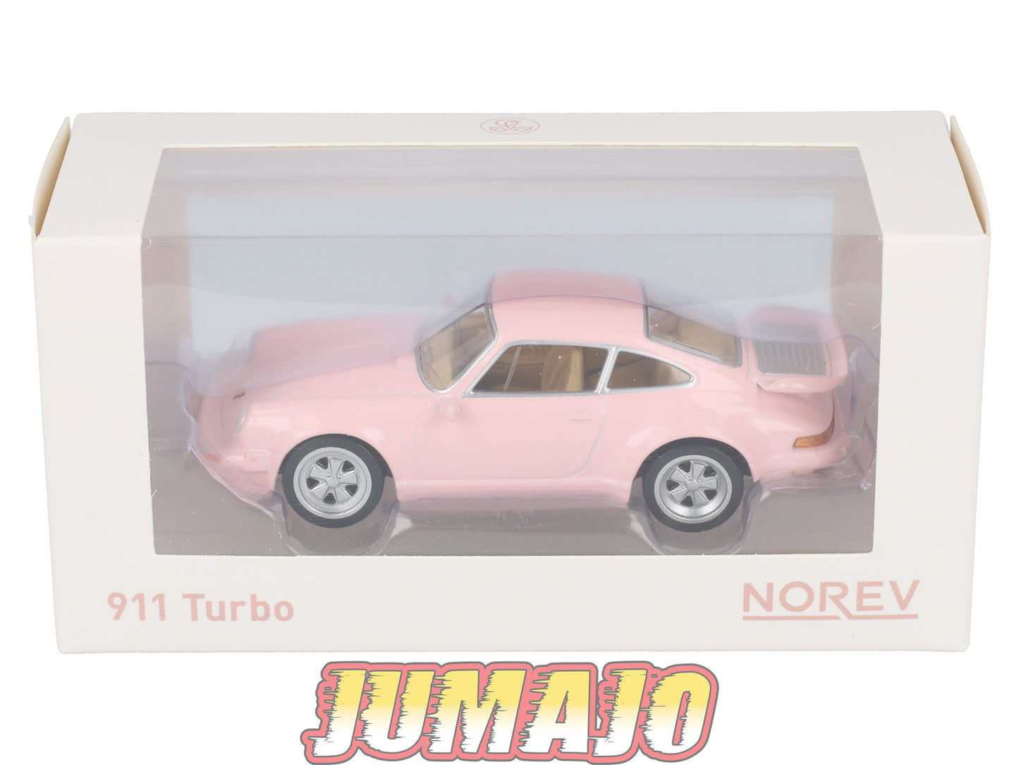 JC16 Voiture 1/43 JET-CAR NOREV : PORSCHE 911 Turbo rose 1978