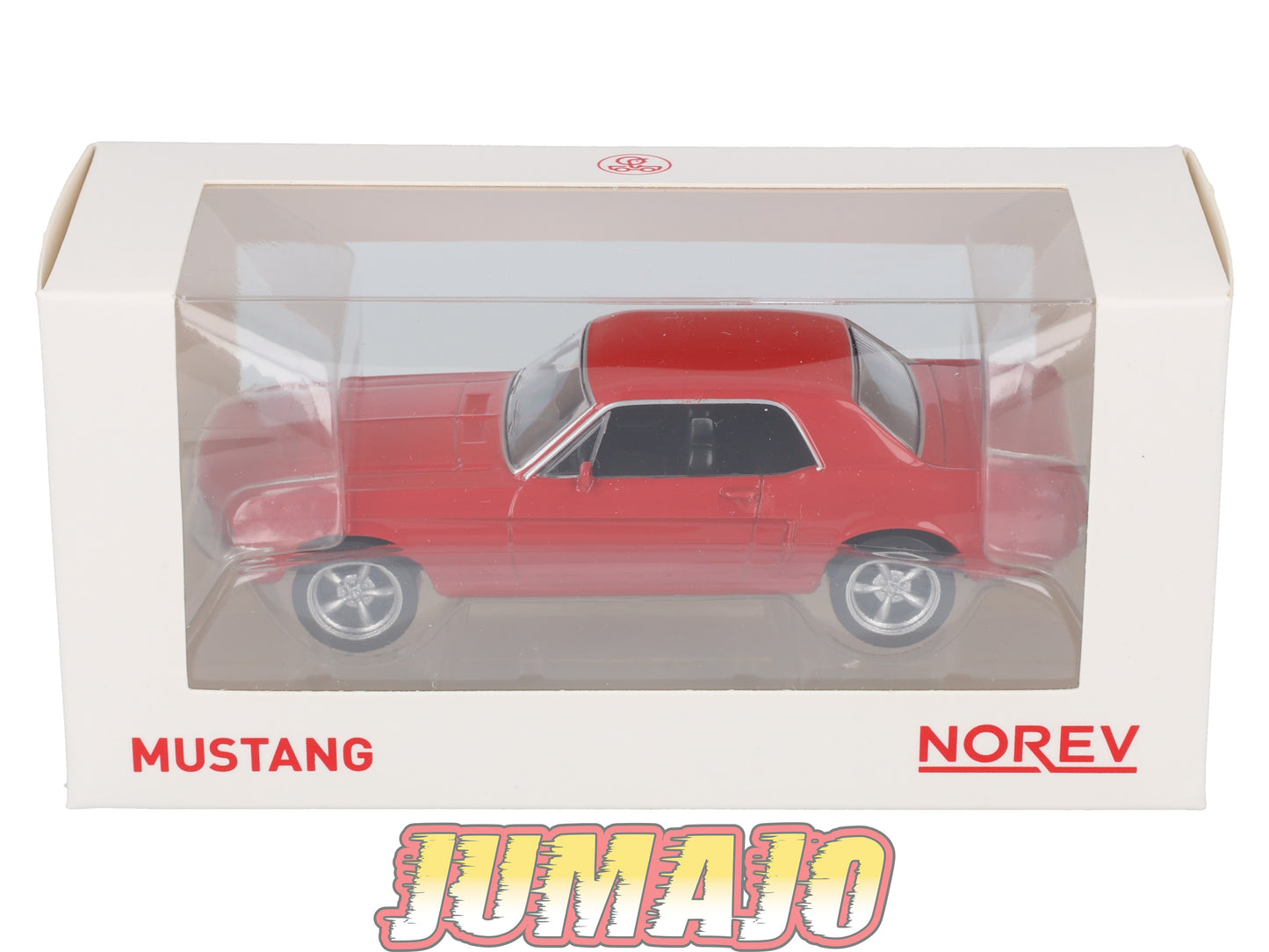 JC17 Voiture 1/43 JET-CAR NOREV : FORD Mustang 1968 rouge