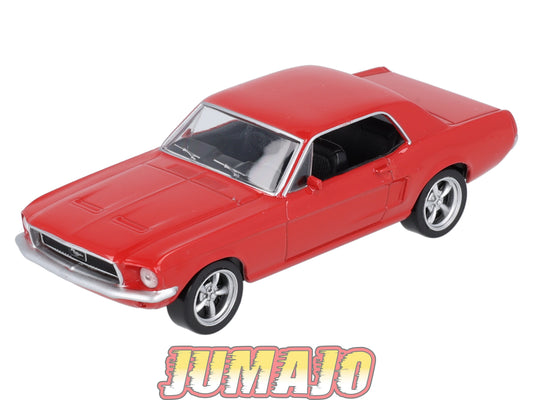 JC17 Voiture 1/43 JET-CAR NOREV : FORD Mustang 1968 rouge