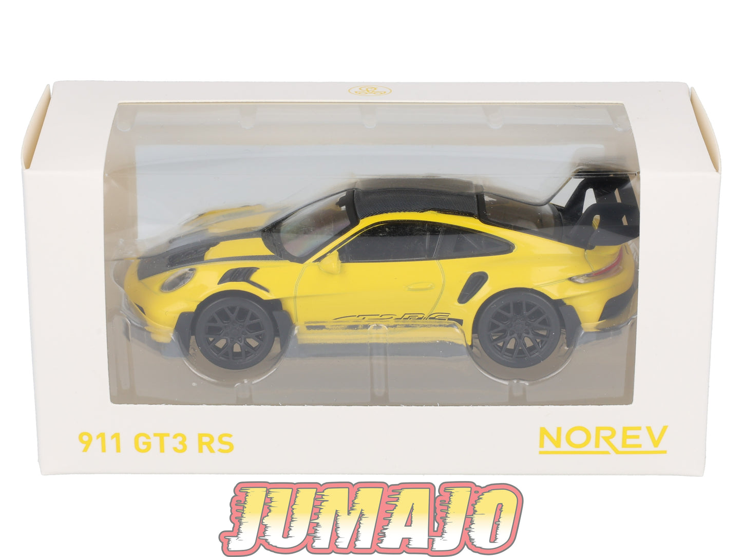 JC21 Voiture 1/43 JET-CAR NOREV : PORSCHE 911 GT3 RS 992 2022 Jaune