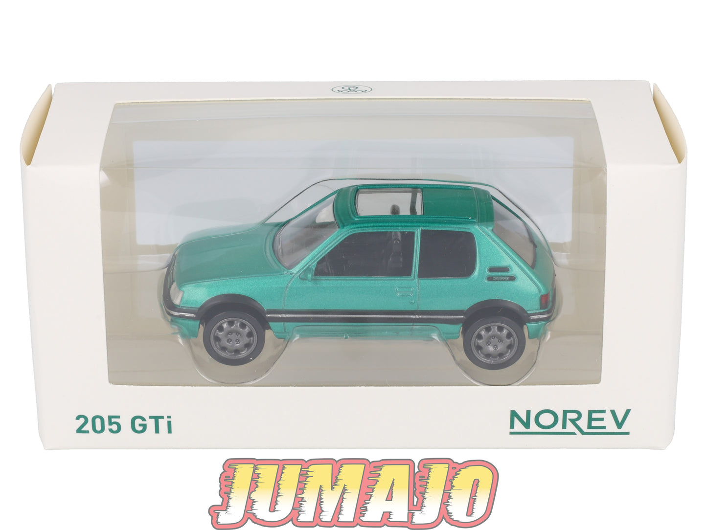 JC22 Voiture 1/43 JET-CAR NOREV : PEUGEOT 205 GTi 1992 Verte