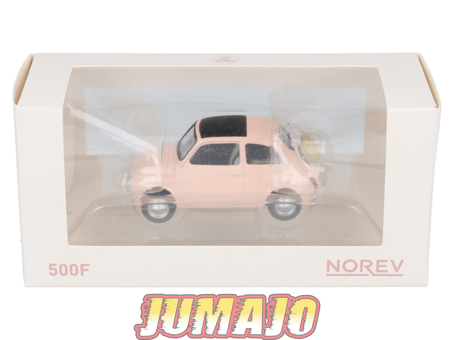 JC23 Voiture 1/43 JET-CAR NOREV : FIAT 500 rose 1965