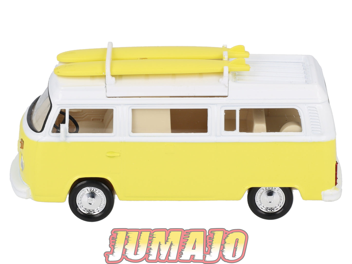 JC30 Voiture 1/43 JET-CAR NOREV : VOLKSWAGEN Combi T2 jaune 1973
