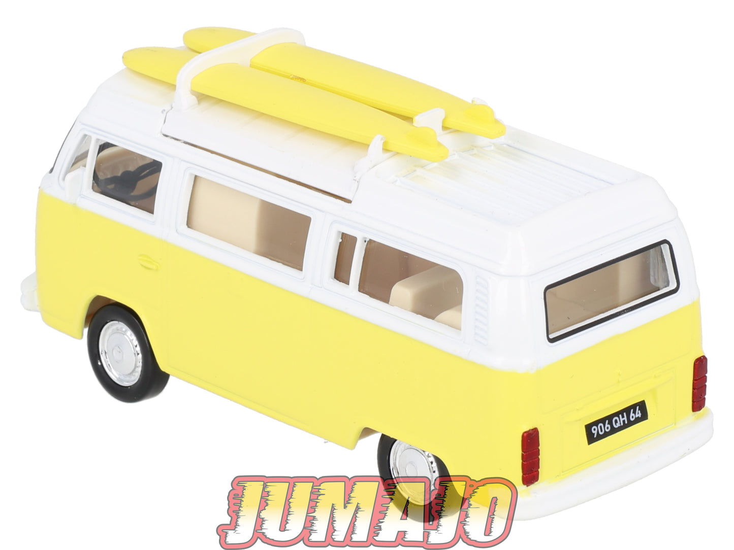 JC30 Voiture 1/43 JET-CAR NOREV : VOLKSWAGEN Combi T2 jaune 1973