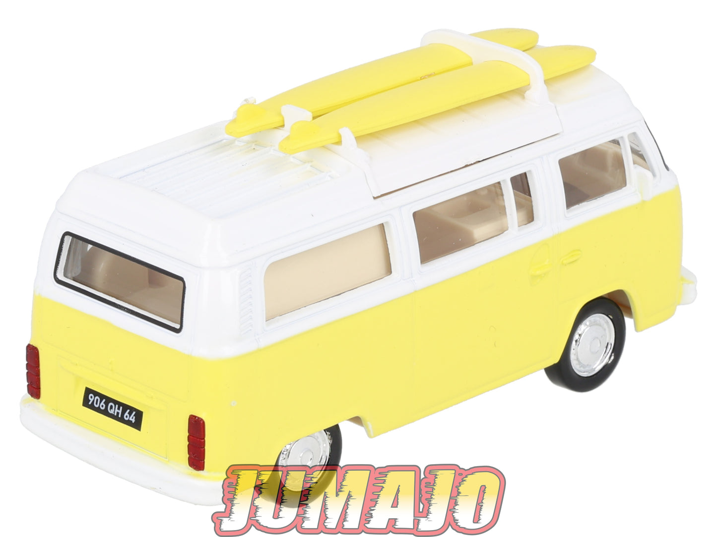 JC30 Voiture 1/43 JET-CAR NOREV : VOLKSWAGEN Combi T2 jaune 1973